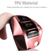 TPU One-piece Electroplating Full Coverage Car Key Case with Key Ring for Volkswagen New Magotan / New Passat (Pink)