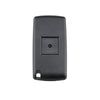 For PEUGEOT Car Keys Replacement 2 Buttons Square Car Key Case with Grooved and Holder