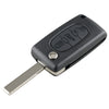 For PEUGEOT 3 Buttons Intelligent Remote Control Car Key with Integrated Chip & Battery & Holder & Slotted Key Blade, Frequency: 433MHz