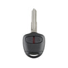 For MITSUBISHI 2 Buttons Intelligent Remote Control Car Key with 46 Chip & Battery & Left Slot, Frequency: 433MHz