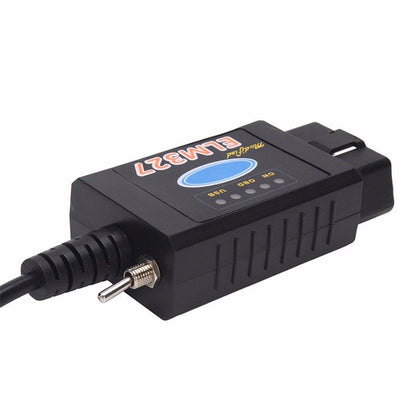 ELM327 Interface USB OBDII Auto Diagnostic Scanner Tool with Switch