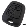 2 PCS Car Remote Control Key Case Cover for PSA Peugeot Citroen