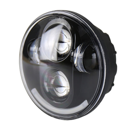 5.75 inch DC12V 6000K-6500K 40W Car LED Headlight for Harley (Black)