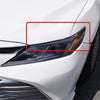 Carbon Fiber Car Mould Pressing Lamp Eyebrow Decorative Sticker for 2018-2019 Toyota Camry