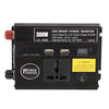 300W DC 12V to AC 220V Car Multi-functional 4488 Smart Power Inverter(Black)