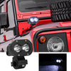 2 PCS 3 inch 20W 6000K DC12-30V Motorcycles / Car / Ship  LED Spotlight A Column Lights, 2LEDs