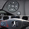 Car Multi-functional Steering Wheel Left Switch Button for Mercedes-Benz W204 / W212 / X204 2008-2015, Left and Right Drive Universal (Black)