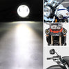 2 PCS 3 inch 27W 2500LM 6000K DC 10-80V IP68 Motorcycles Round Shape LED Spotlight Angel Eye Work Lights