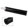 MB-TP120-BK Universal Exhaust Muffler Silent Silencer Exhaust Pipe Muffler Motorcycle Modification Accessories (Black)