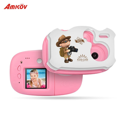 Amkov Mini Kids Digital Video Camera Gift for Children Boys Girls
