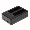SJCAM SJ7 Star USB Dual Batteries Charger with USB Cable & LED Indicator Light(Black)