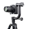 YELANGU Horizontal 360 Degree Gimbal Tripod Head for Home DV and SLR Cameras(Black)