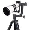 YELANGU Horizontal 360 Degree Gimbal Tripod Head for Home DV and SLR Cameras(Black)