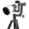 Horizontal 360 Degree Gimbal Tripod Head for Home DV and SLR Cameras(Black)