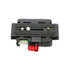 Quick Release Clamp Adapter + Quick Release Plate P200 Compatible for Manfrotto 501 500AH 701HDV 503HDV Q5(Black)