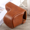 Full Body Camera PU Leather Case Bag with Strap for Sony A5100 (Brown)