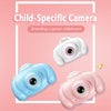New 16.0 Mega Pixel Dual-Camera 2.0 inch Screen Cartoon HD Digital SLR Camera for Children (Blue)