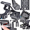CA7 YLG0908A Handle Video Camera Cage Stabilizer for Sony A7K & A7X & A73  & A7S & A7R & A7RII & A7SII (Black)