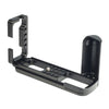1/4 inch Vertical Shoot Quick Release L Plate Bracket Base Holder for FUJIFILM X-T3 (Black)