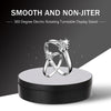 13.8cm USB Charging Smart 360 Degree Rotating Turntable Display Stand Video Shooting Props Turntable for Photography, Load 3kg (Bl