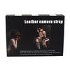 Quick Release Anti-Slip Dual Shoulder Genuine Leather Harness Camera Strap with Metal Hook for SLR / DSLR Cameras(Black)