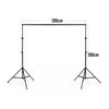 200x200cm Photo Studio Background Support Stand Backdrop Crossbar Bracket Kit