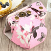 Flower Pattern PU Leather Camera Case for Sony A6000 / A6300 / A6400 / Nex 6 (Pink)