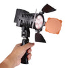 LED-5010 6 LED 750LM Dimmable Video Light on-Camera Photography Lighting Fill Light for Canon, Nikon, DSLR Camera with Hand Grip