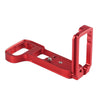 Camera Handle Quick Release L Plate for Sony A7III / A9 (Red)
