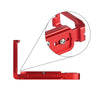 Camera Handle Quick Release L Plate for Sony A7III / A9 (Red)