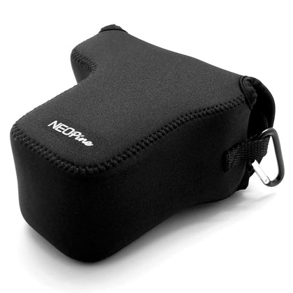 NEOpine Neoprene Shockproof Soft Case Bag with Hook for Sony ILCE-6500 / A6500 Camera(Black)