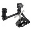 11 inch Adjustable Friction Articulating Magic Arm + Large Claws Clips for DSLR / LCD Monitor(Black)