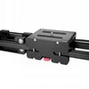 FT-52 Portable 48cm / 102cm (Installs on Tripod) Slide Rail Track for DSLR / SLR Cameras / Video Cameras(Black)