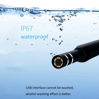 iw99A 1.3MP WiFi HD Visual Eardrop Endoscope Borescope with 6 LEDs, IP67 Waterproof, Lens Diameter: 5.5mm, Length: 2m
