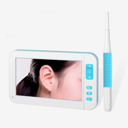 P20 4.3 Inch Screen Display HD1080P Visual Earspoon Endoscope with 6 LEDs, Diameter:3.9mm