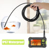 P30 IP67 Waterproof 4.3 inch HD Portable Endoscope Hard Cable Industrial Endoscope, Cable Length: 2m