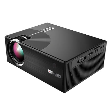 Cheerlux C7 1800 Lumens 800 x 480 720P 1080P HD WiFi Smart Projector, Support HDMI / USB / VGA / AV / SD(Black)
