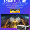 T500 1920x1080 3000LM Mini LED Projector Home Theater, Support HDMI & AV & VGA & USB & TF, Standard Version (White)