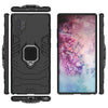 PC + TPU Shockproof Protective Case with Magnetic Ring Holder for Galaxy Note10 Pro(Black)
