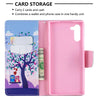 Colored Drawing Pattern Horizontal Flip Leather Case with Holder & Card Slots & Wallet For Galaxy Note10(Two Owls)