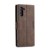 CaseMe-013 Multifunctional Horizontal Flip Leather Case with Card Slot & Holder for Galaxy Note 10(Coffee)