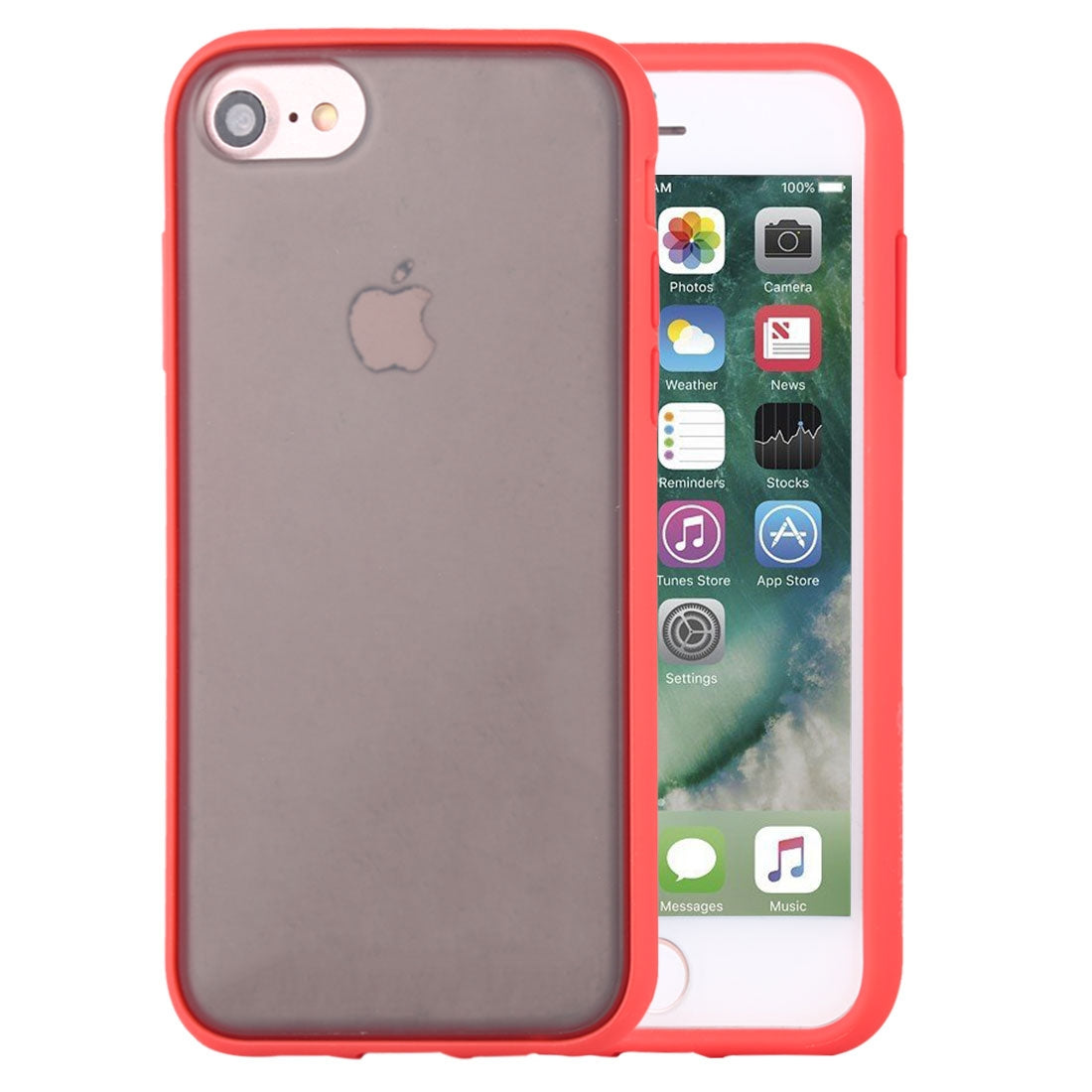 GOOSPERY PEACH GARDEN Mobile Phone Protection Cover for iPhone 6 / 7 / 8(Red)