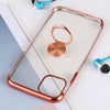 Shockproof TPU Proctive Case with Holder for iPhone 11(Rose Gold)