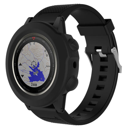 Smart Watch Silicone Protective Case, Host not Included for Garmin Fenix 5X(Black)