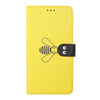 For Galaxy S9+ Silk Texture Bee Pattern Horizontal Flip Leather Case with Holder & Card slots & Wallet & Photo Frame(Yellow)