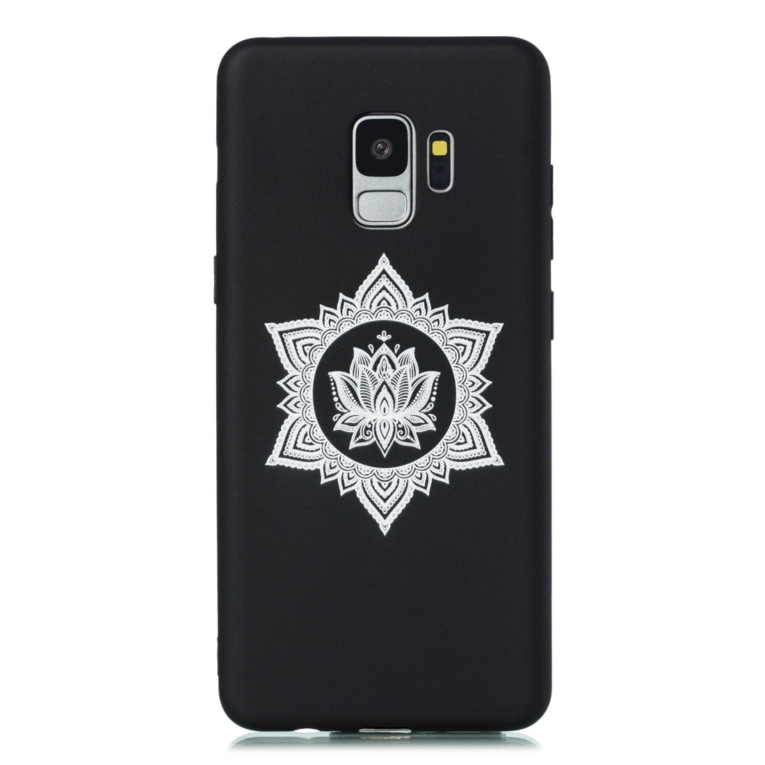 For Galaxy S9+ Shockproof Soft TPU Protective Case(Hexagram Flower Pattern)