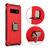 For Galaxy S10+ Ultra-Thin 2-in-1 TPU+PC Transcendental Armor Vehicle-Mounted Support Case(Black Red)