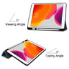 For iPad 10.2 TPU Colored Drawing Horizontal Flip Leather Case with Three-folding Holder & Sleep / Wake-up Function(Apricot Flower)