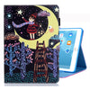 For iPad 10.2 inch Coloured Drawing Pattern Horizontal Flip Leather Case with Holder & Card Slots & Photo Frame(Star Picking Girl)