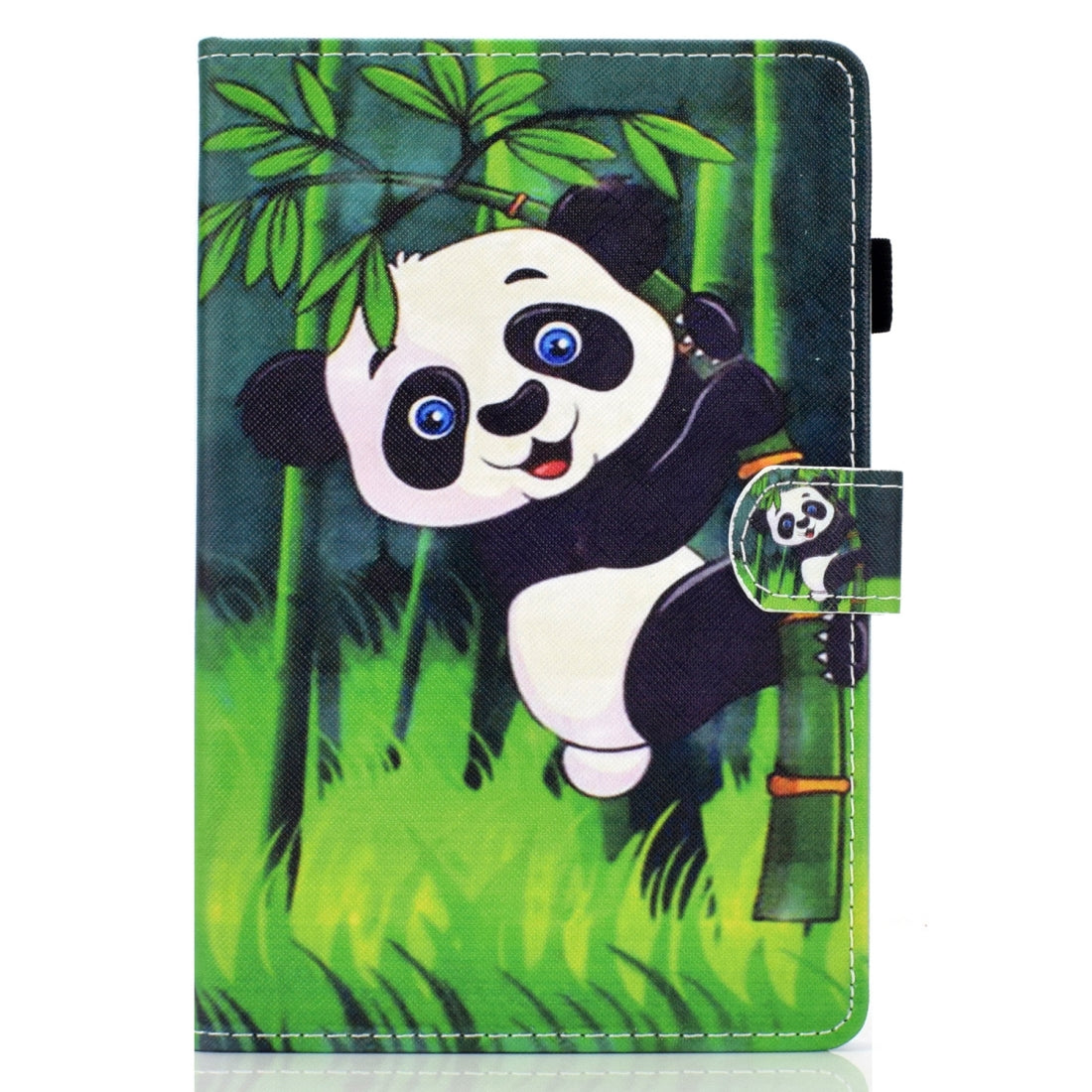 For iPad 10.2 inch Colored Drawing Horizontal Flip Leather Case with Holder & Card Slots & Sleep / Wake-up Function(Hug Bear)